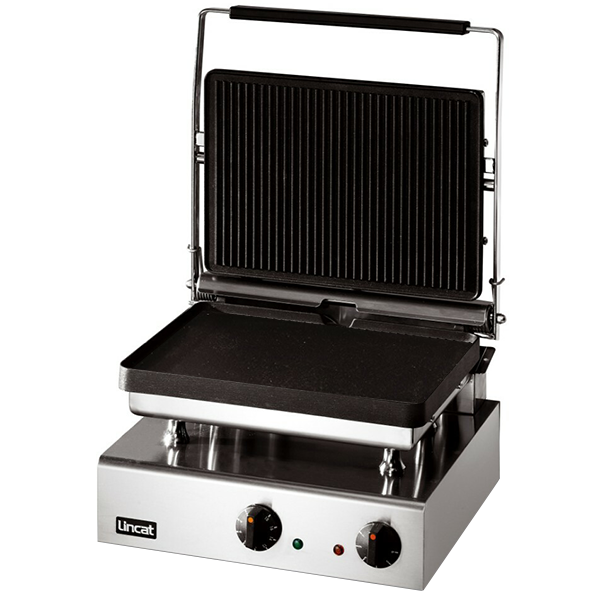 Lincat Table-Top Electric Griddle Ribbed Upper / 395mm Lincat Lynx 400 Electric Table Top Heavy Duty Grill 3.0kW