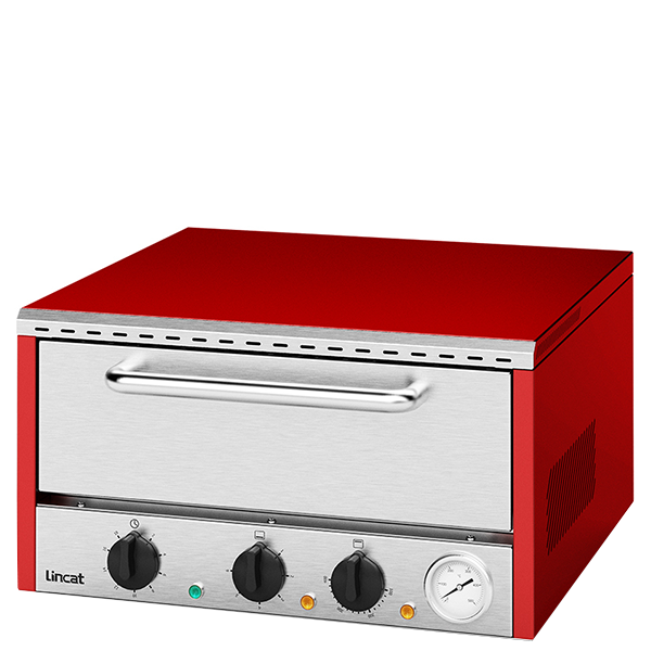 Lincat Table-Top Electric Pizza Oven Red / 530mm Wide Lincat Lynx 400 Electric Table Top Pizza Oven 2.2Kw