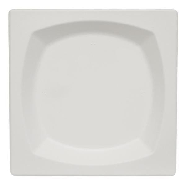 Dispo Disposable Tableware 8.5" / 500 Plates Bagasse Square Bistro Plates