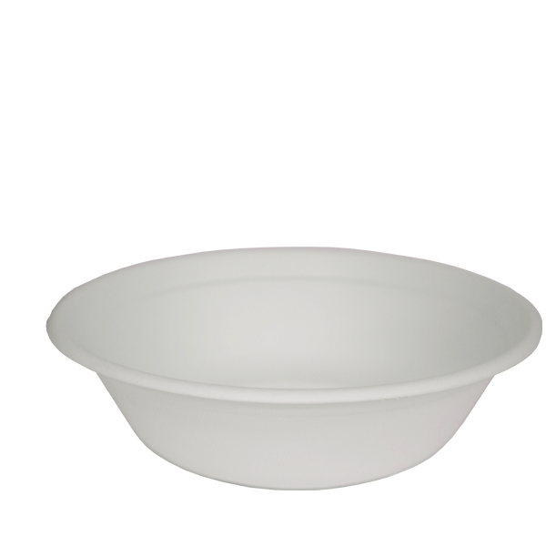 Dispo Disposable Tableware 32oz / No Lids / 500 Bowls Bagasse Round Bowl With Lid