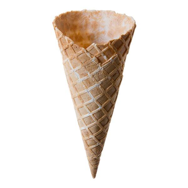 Greco Brothers Ice Cream Cones Diameter 70mm x Height 155mm / 90 Cones Medium Waffle Cones